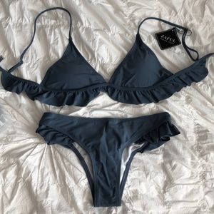 Zaful 2 Piece Ruffle Bikini Set